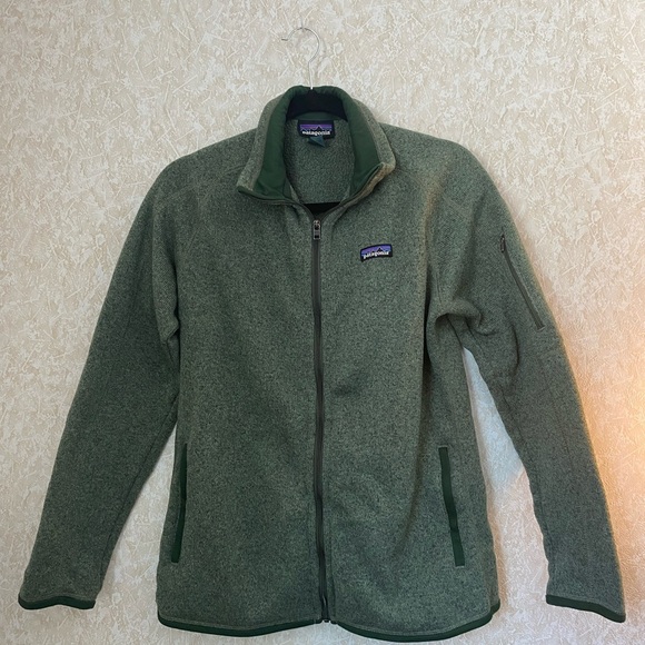 Patagonia Sweaters - Patagonia Green Full-Zip Fleece Jacket